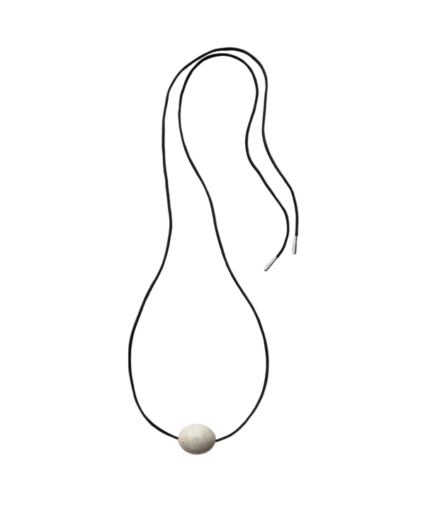 Small Stone Ellipse Necklace by Annika Inez - At Present Jewelry