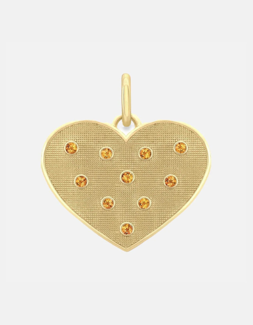 Birthstone Heart Pendant