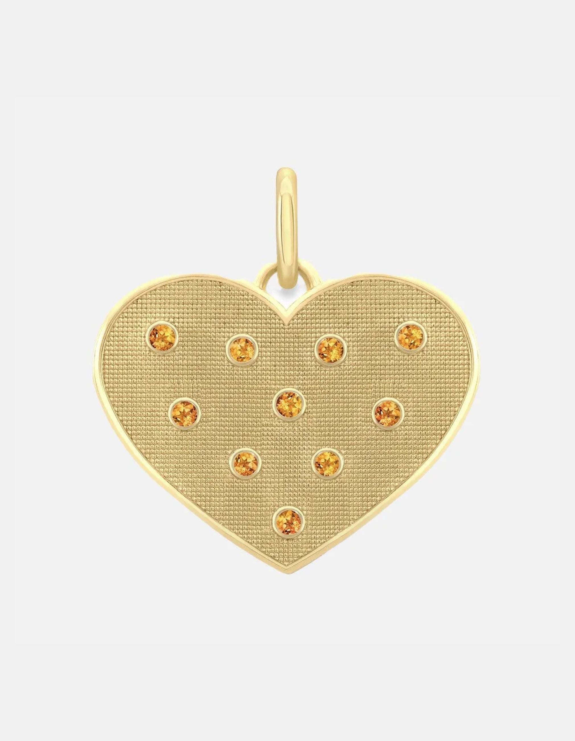 Birthstone Heart Pendant