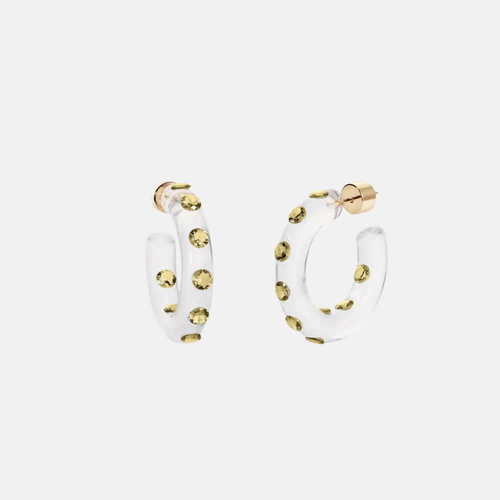 Small Lucid Hoops by Sarah Noor - At Present Jewelry