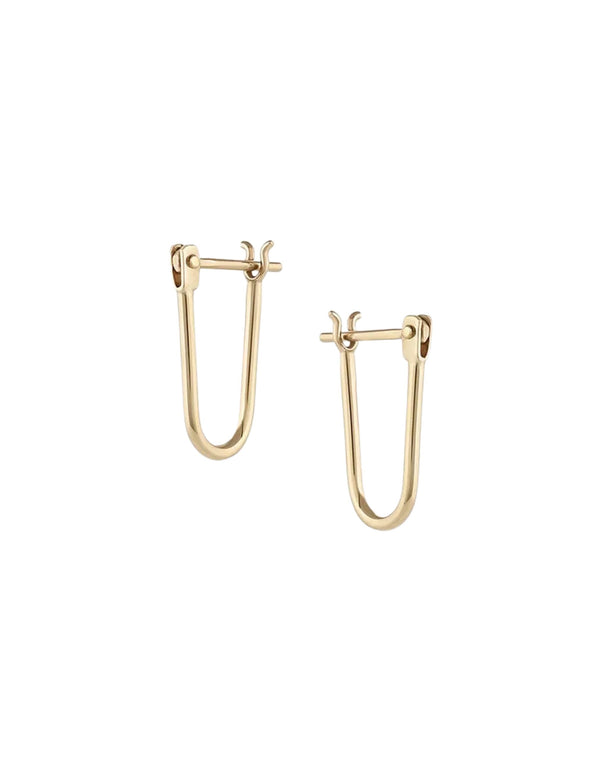 Half Latch Earring by EMBLM Fine Jewelry - At Present Jewelry