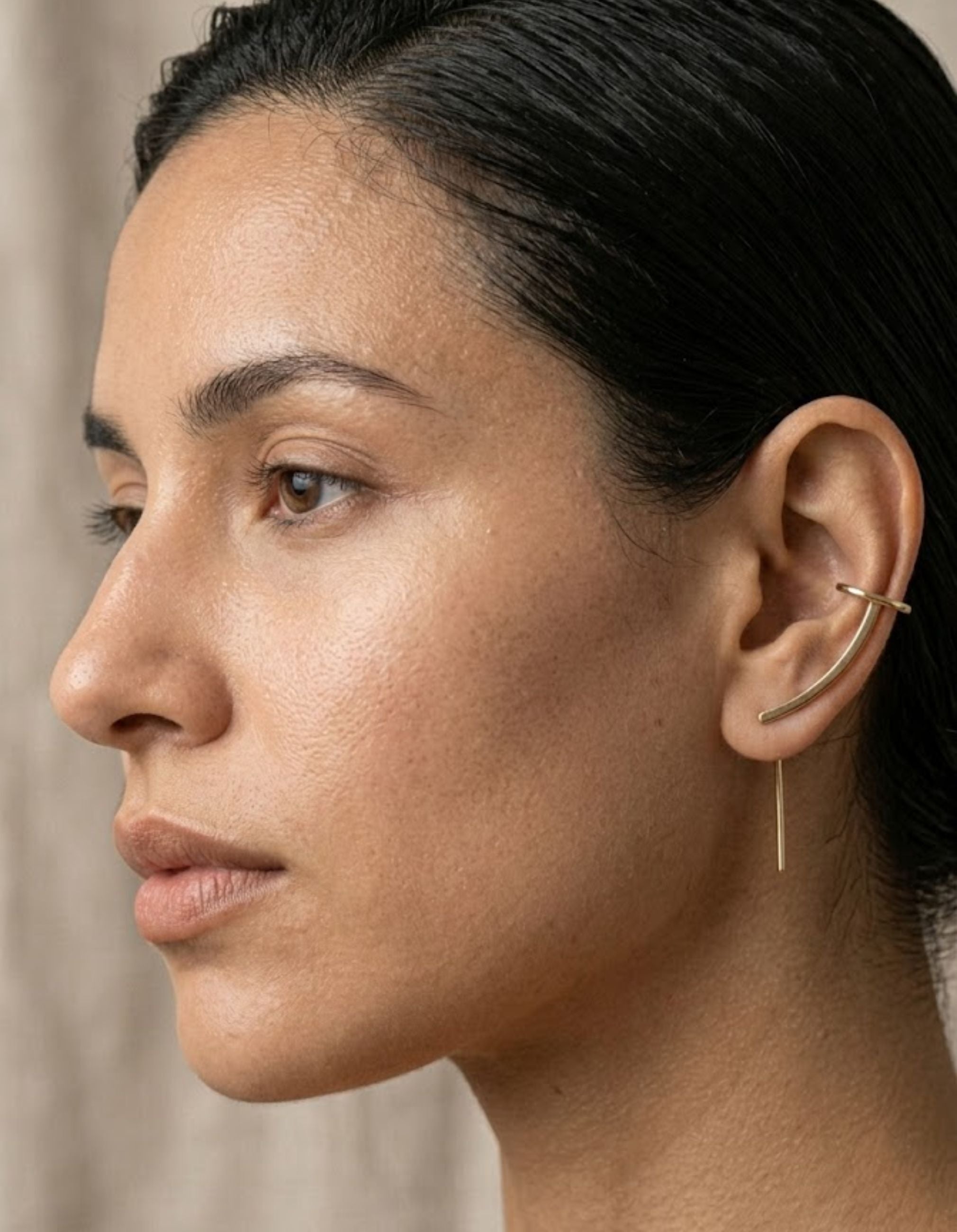 Mono Cuff Needle Earring