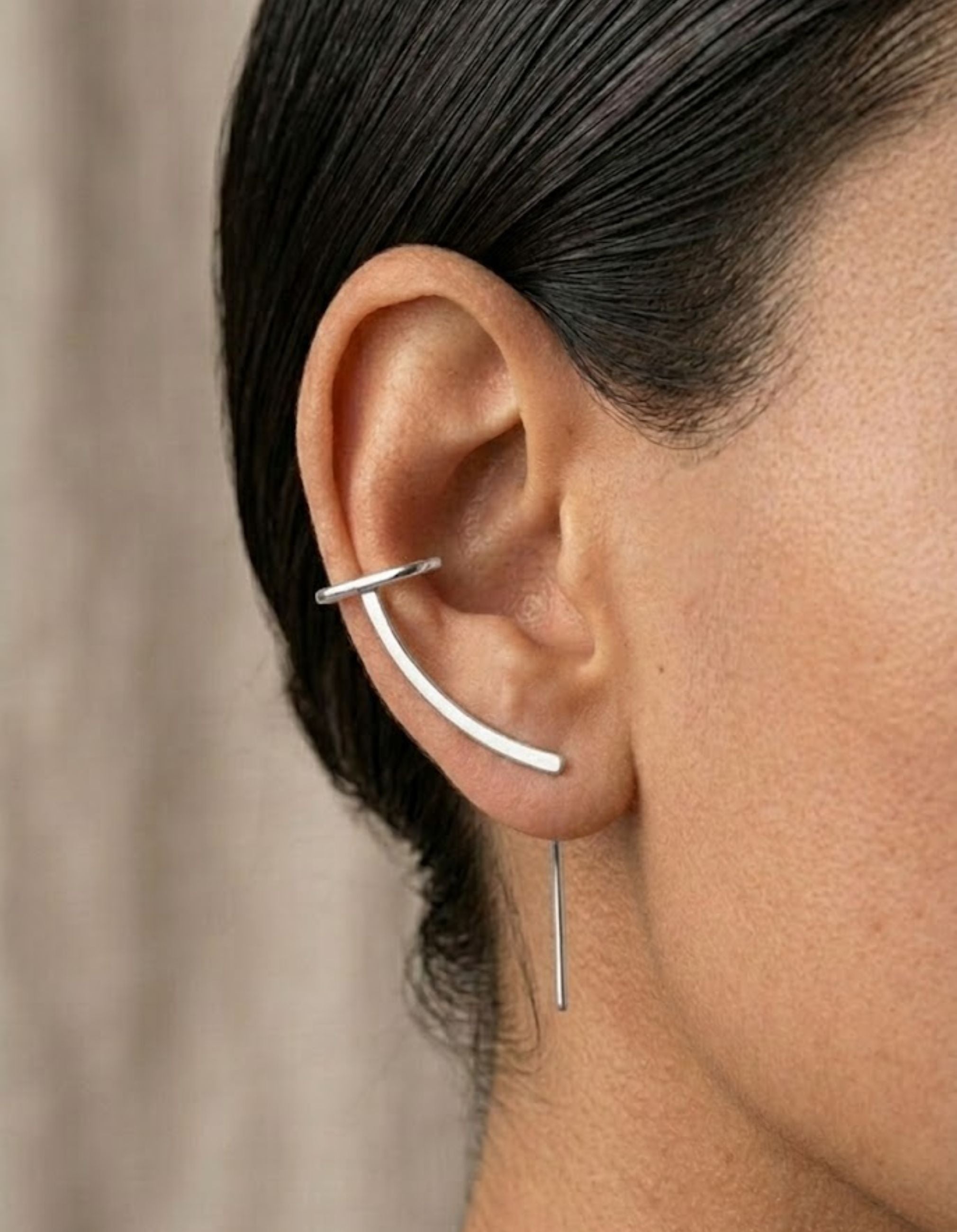 Mono Cuff Needle Earring