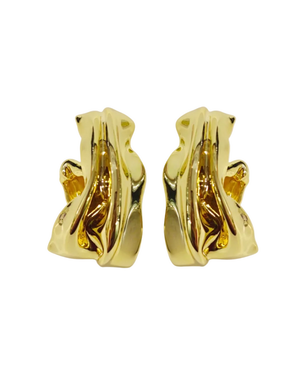 The Big Wave Earrings by Anita Berisha - At Present Jewelry