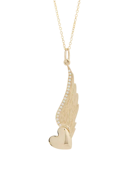 Pavé Untethered Heart Pendant by Talon Jewelry - At Present Jewelry