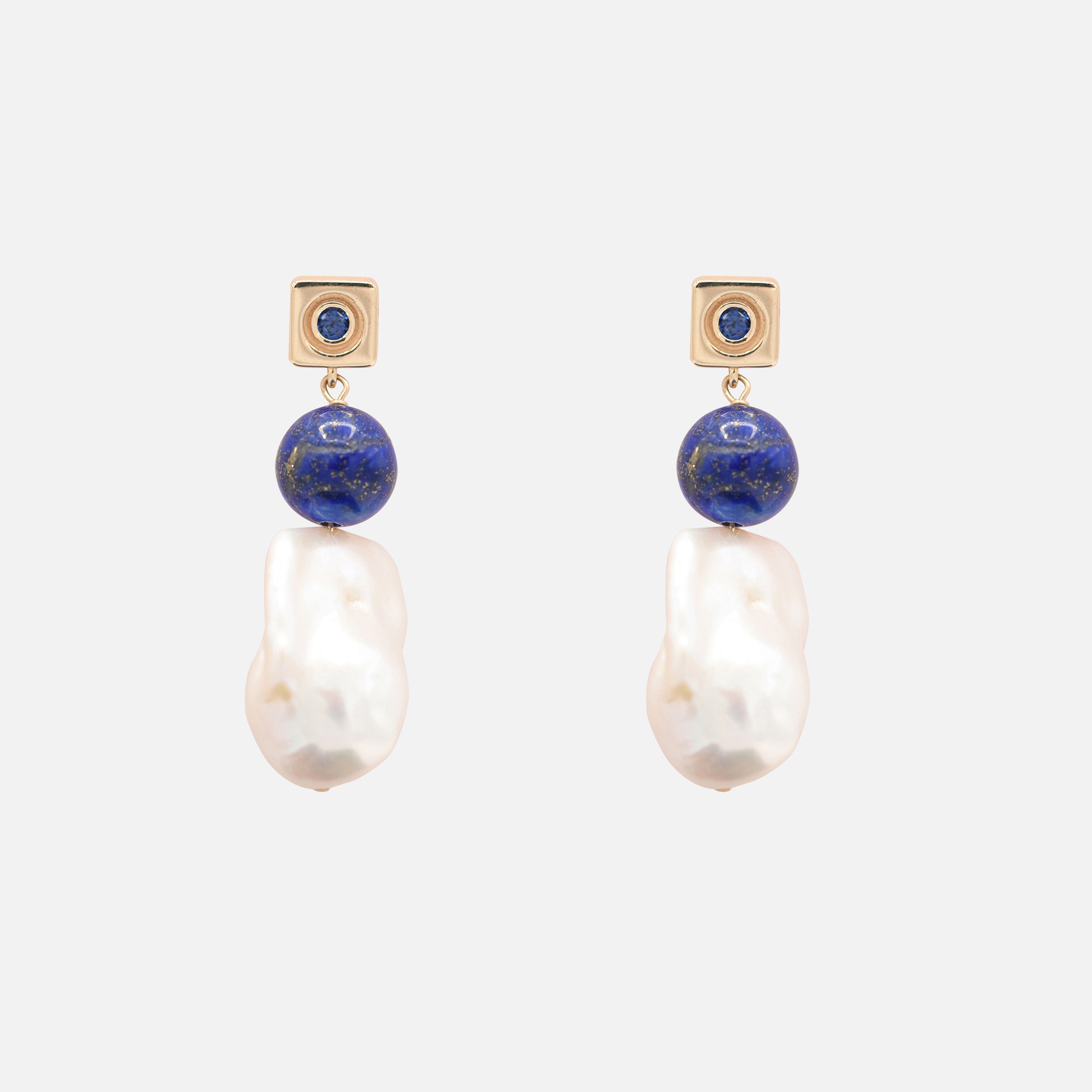 BOLD Earrings, 14k Gold