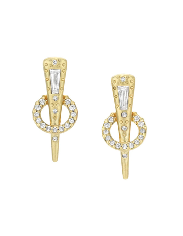 Supernova Line Post Earrings by Meredith Young - At Present Jewelry