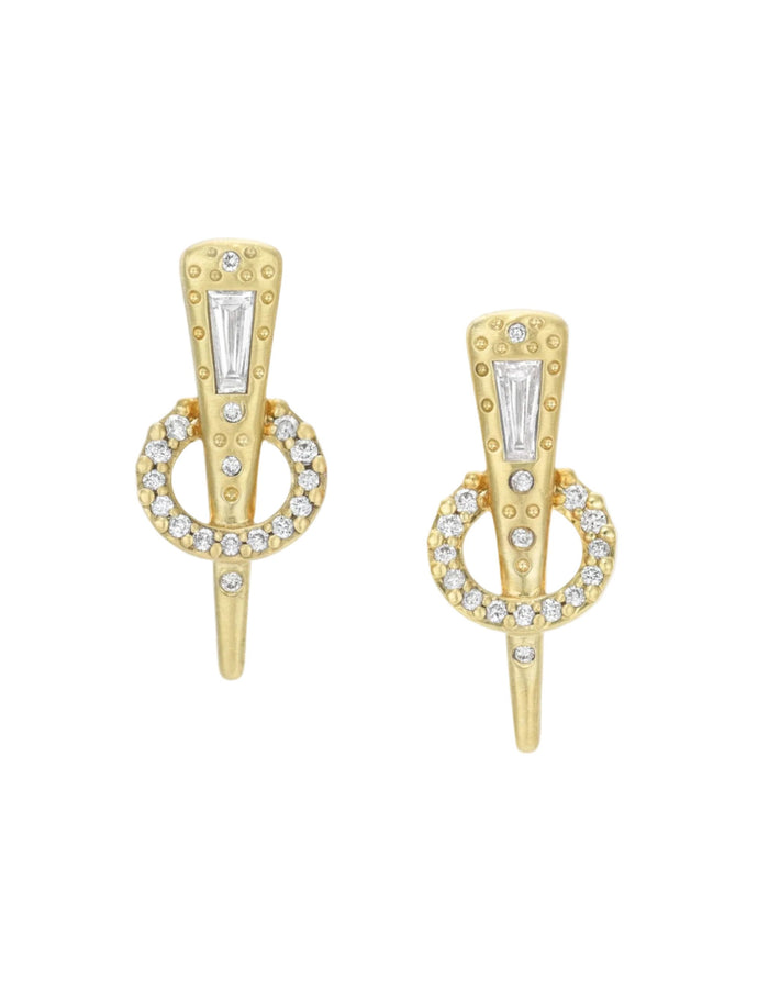 Supernova Line Post Earrings by Meredith Young - At Present Jewelry