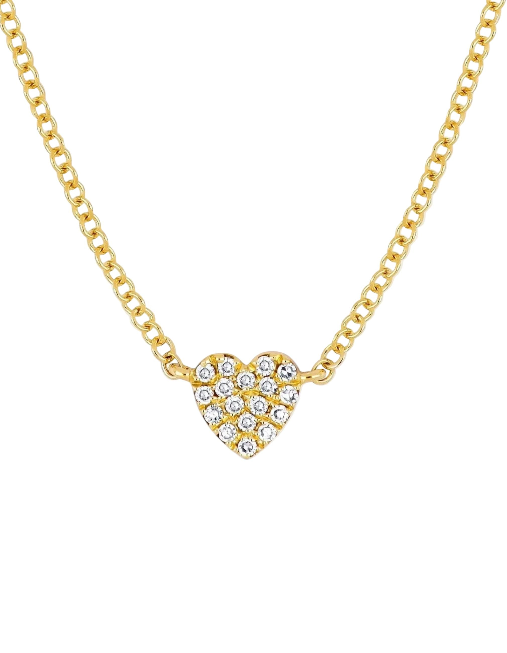 Baby Diamond Heart Necklace