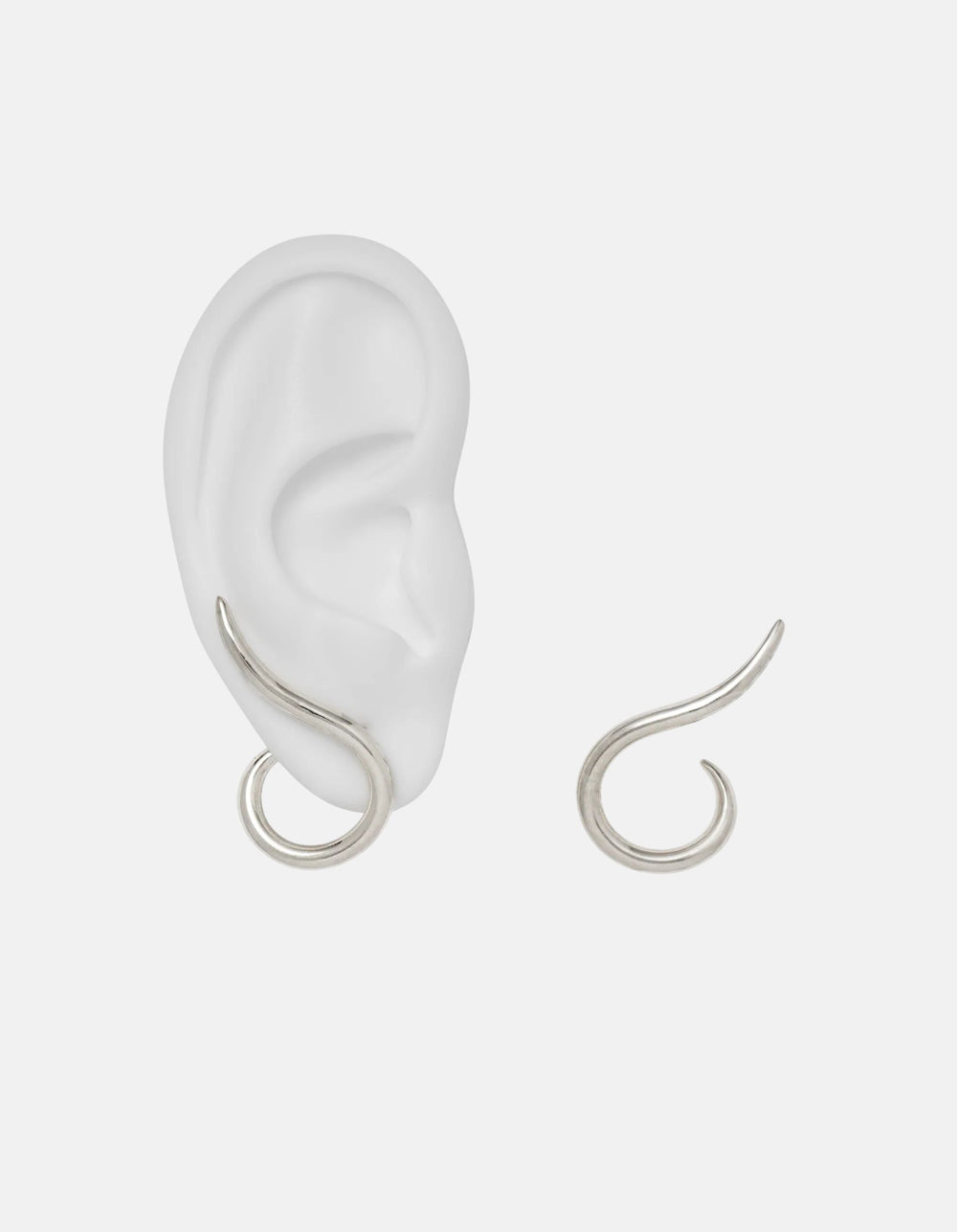 Spindle Earrings in Silver by Lady Grey - At Present Jewelry