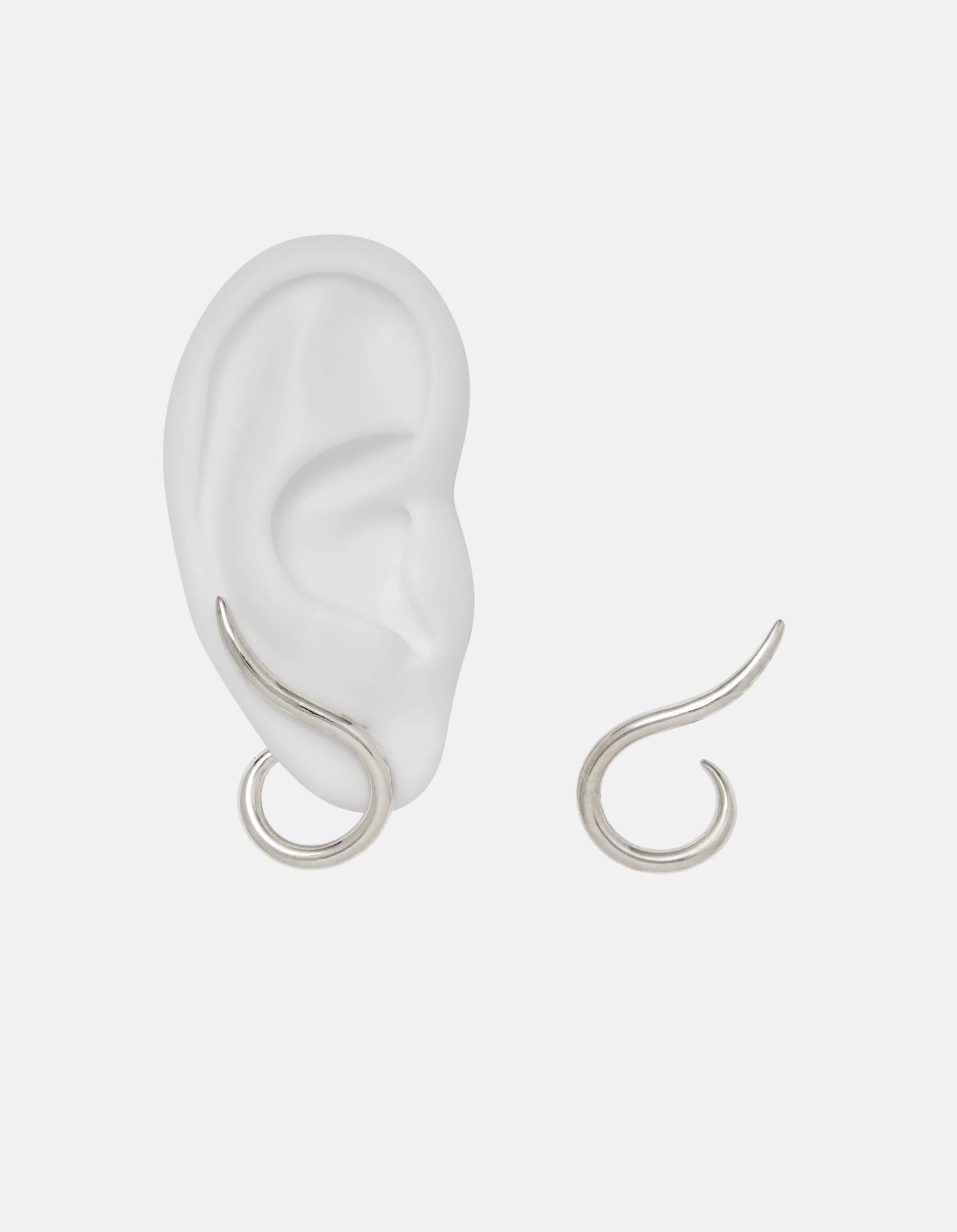 Spindle Earrings in Silver by Lady Grey - At Present Jewelry