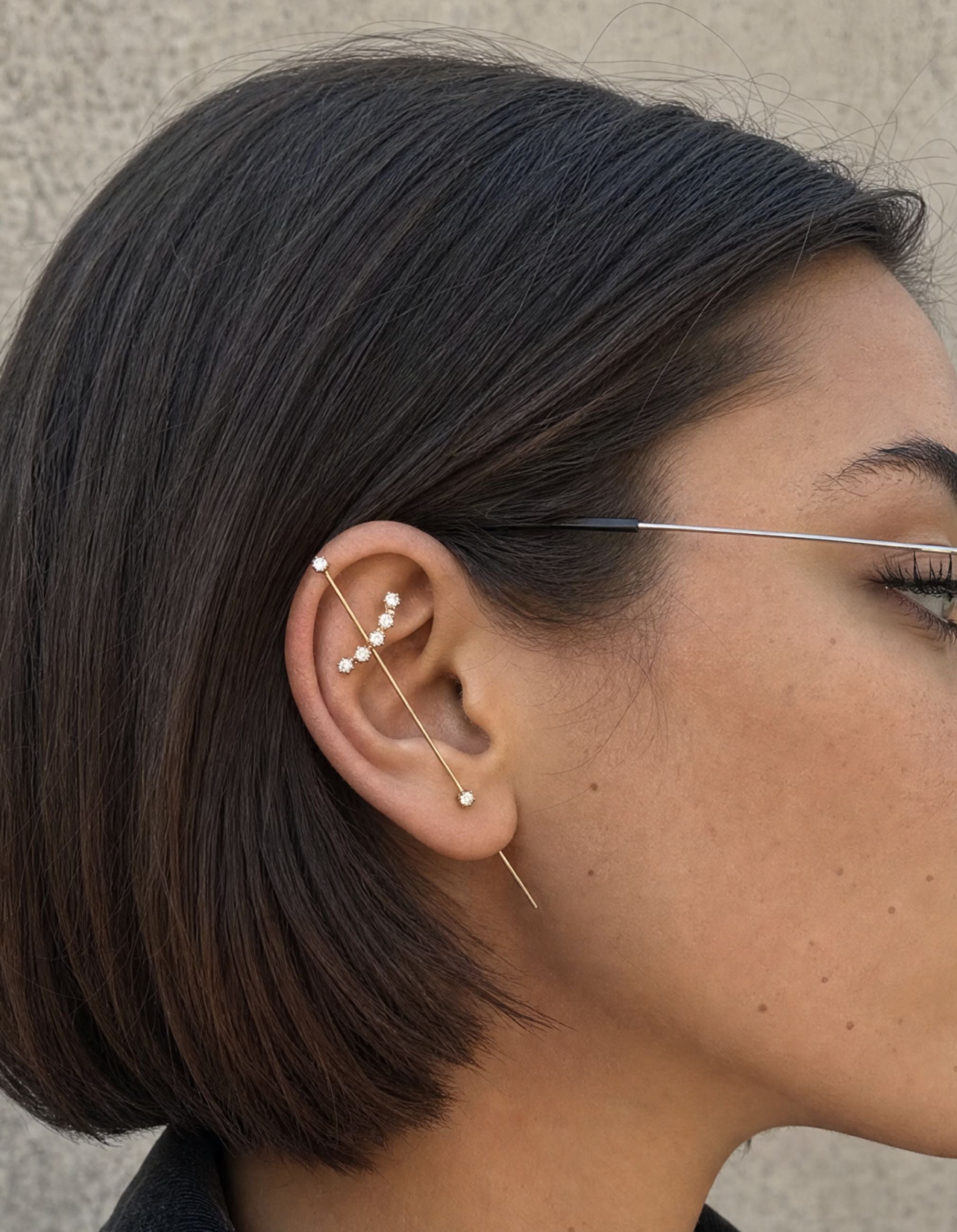 Meridian Needle Earring