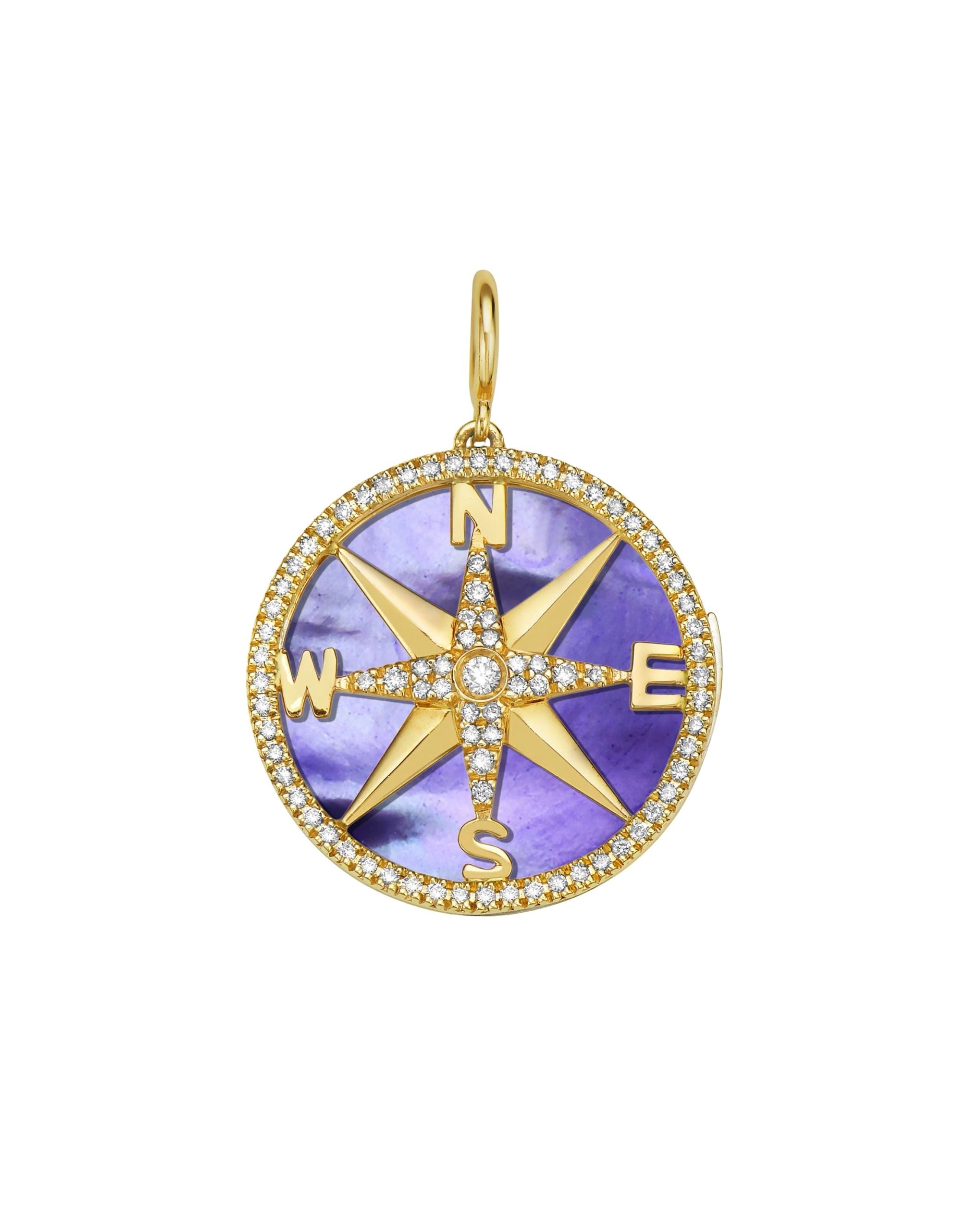 Seasons Compass Interchangeable Gemstone Charm