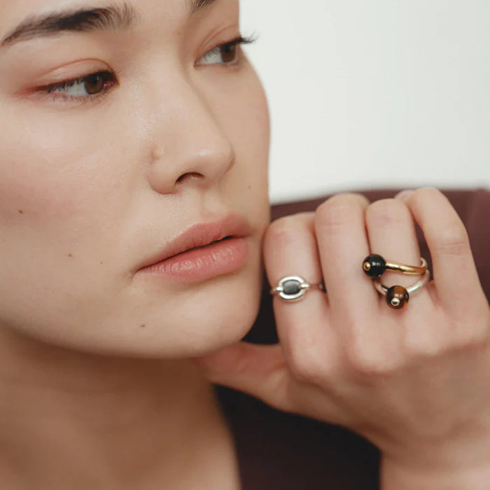 Pea Curve Ring | Large by CLED - At Present Jewelry