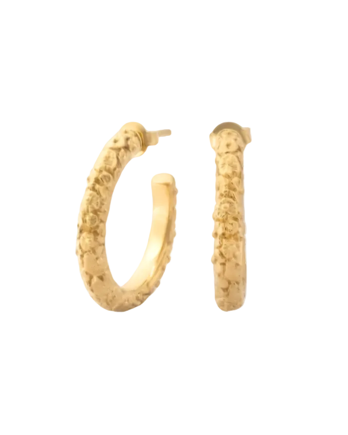 LP Hoops Medium by Carina Hardy - At Present Jewelry