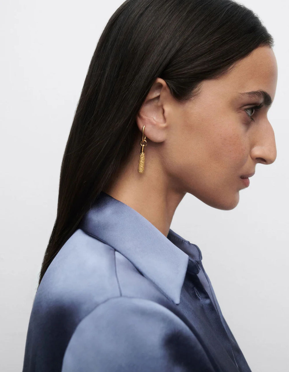 Popcorn Jupiter Single Hoop by PDPaola - At Present Jewelry