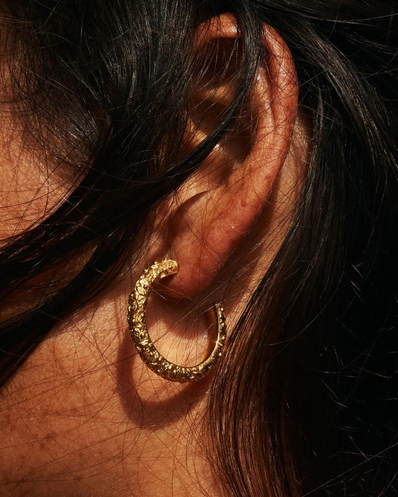 LP Hoops Medium by Carina Hardy - At Present Jewelry