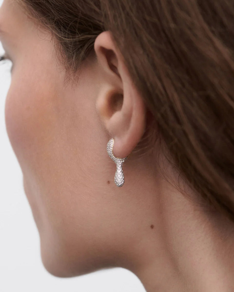 Pavé Ray Hoops by PDPaola - At Present Jewelry