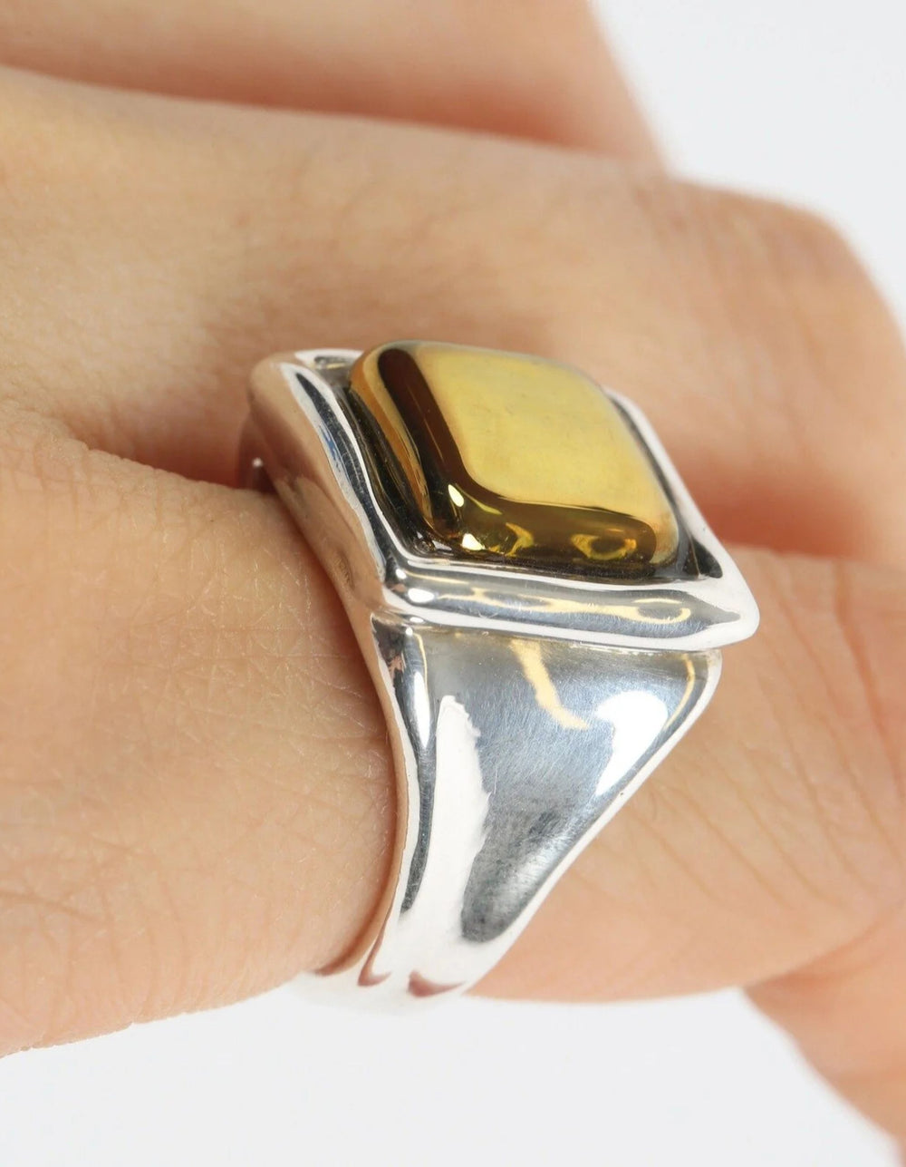 Square Cabochon Ring