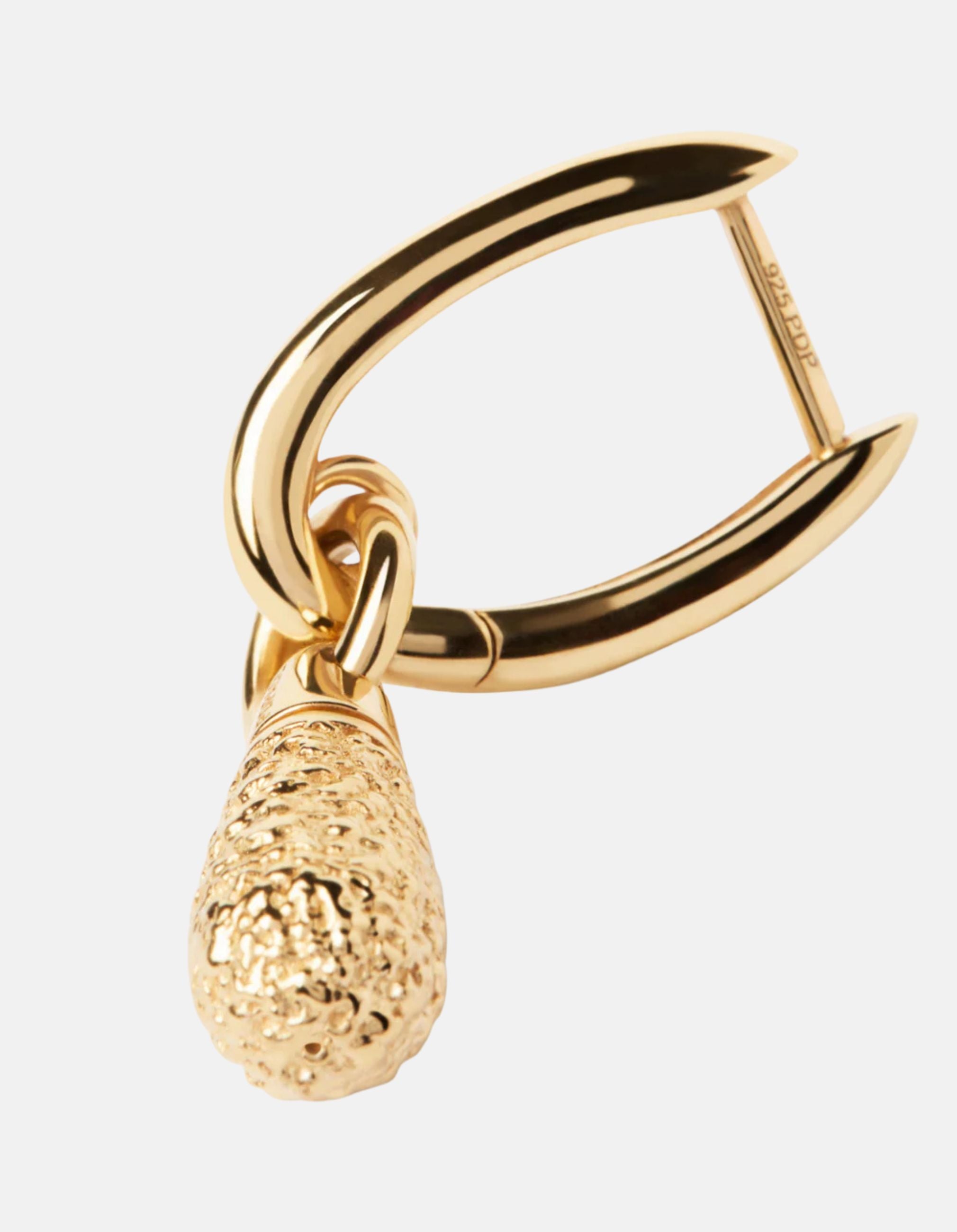 Popcorn Jupiter Single Hoop by PDPaola - At Present Jewelry