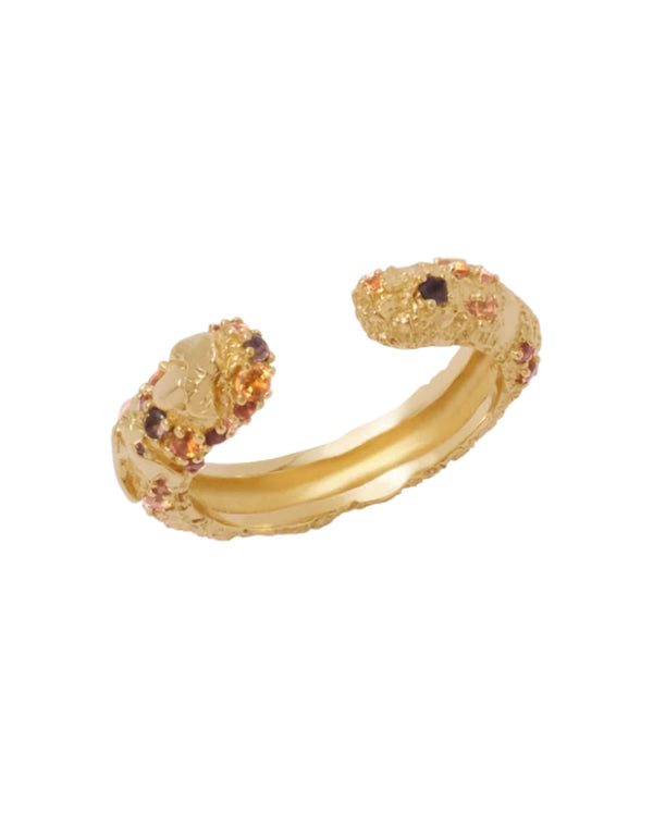 18k Pavé Open Ring