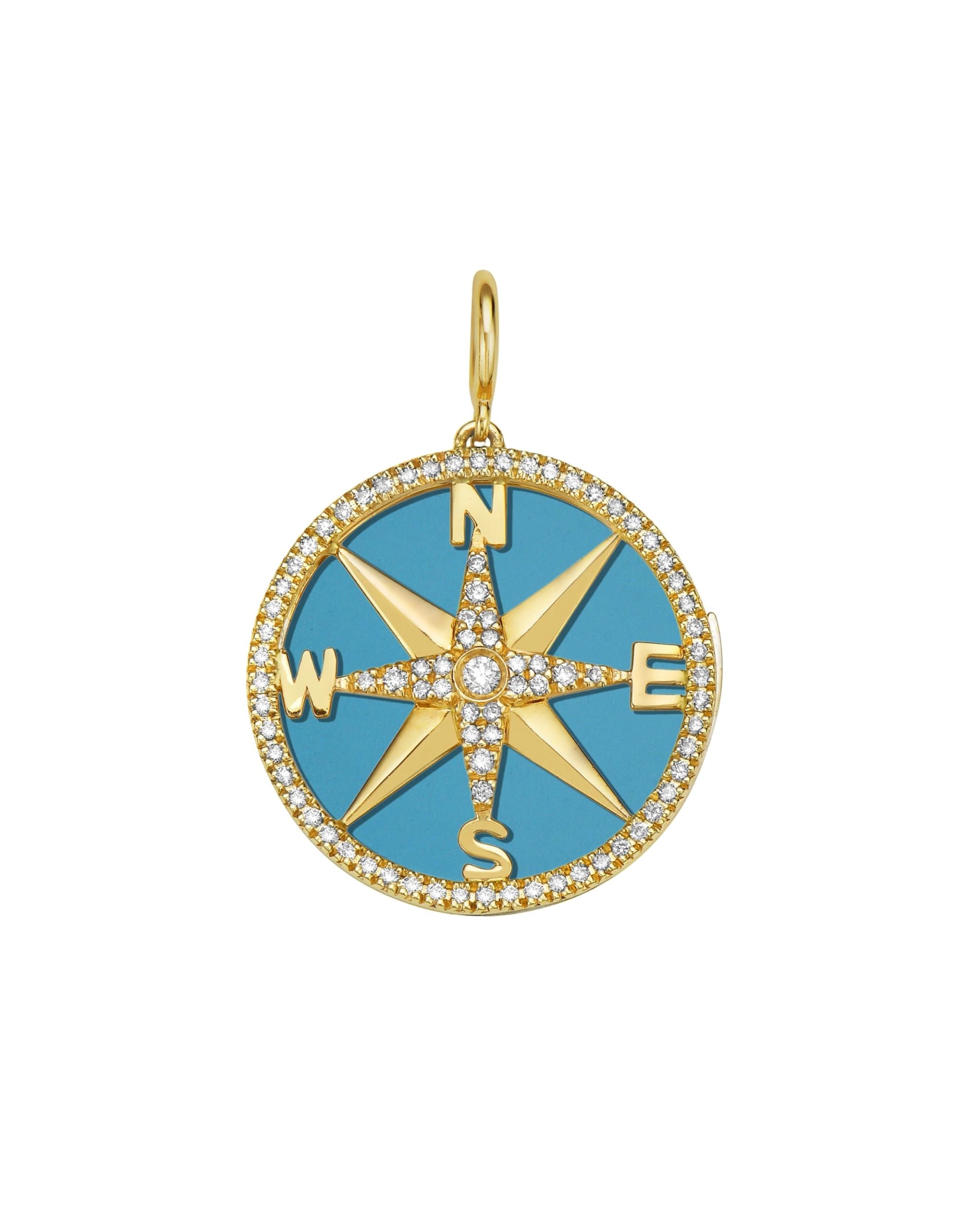 Seasons Compass Interchangeable Gemstone Charm
