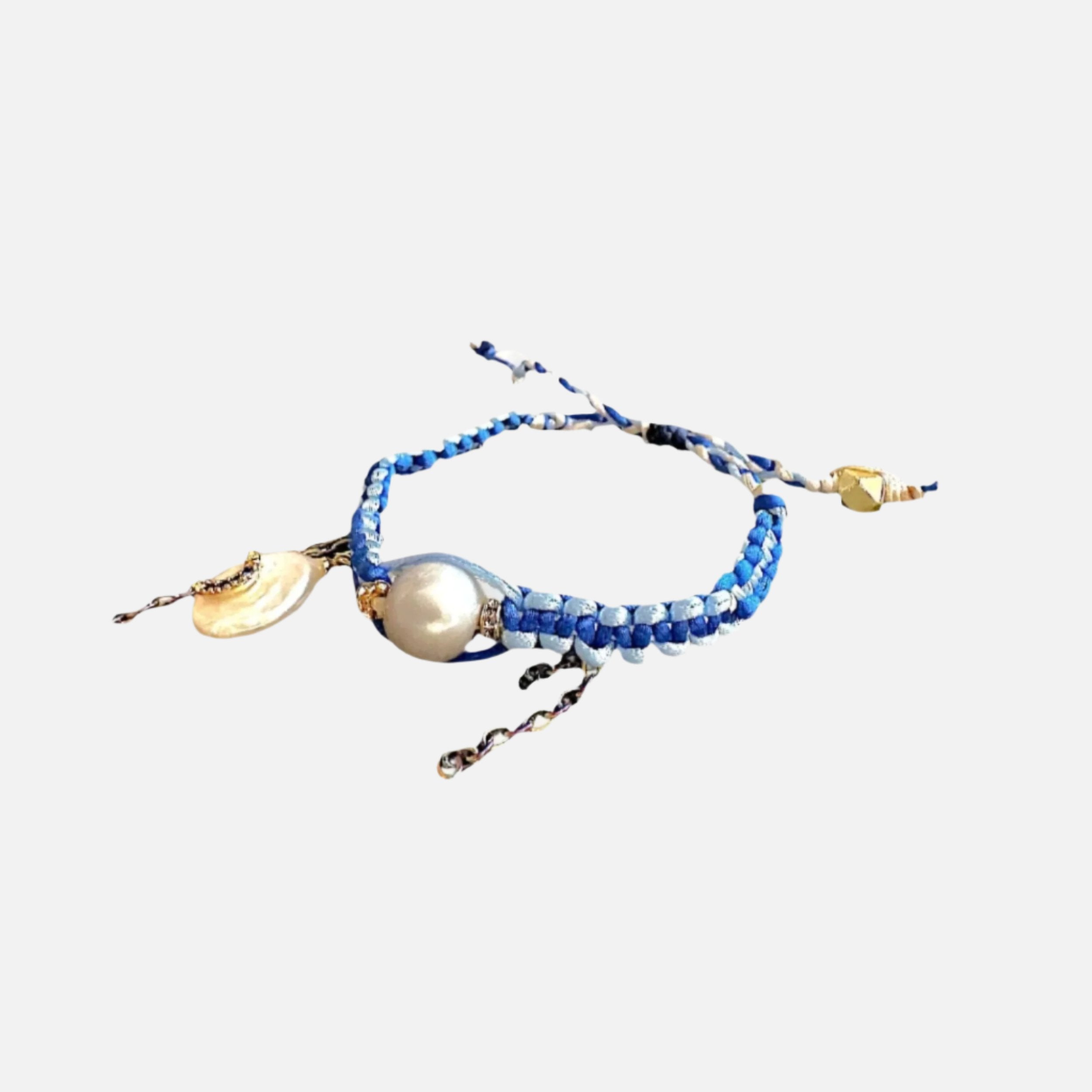 Blue Moon Silk Rocker Bracelet