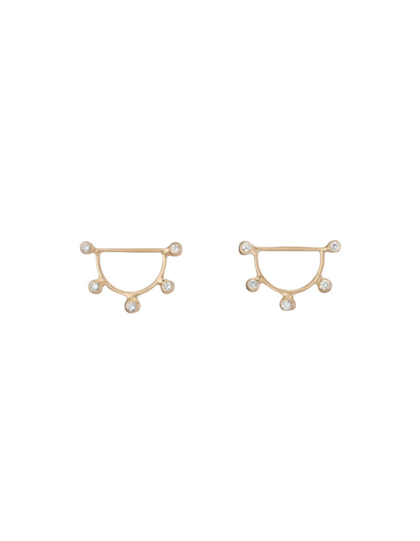 Light Beam Studs by A.M. Thorne - At Present Jewelry