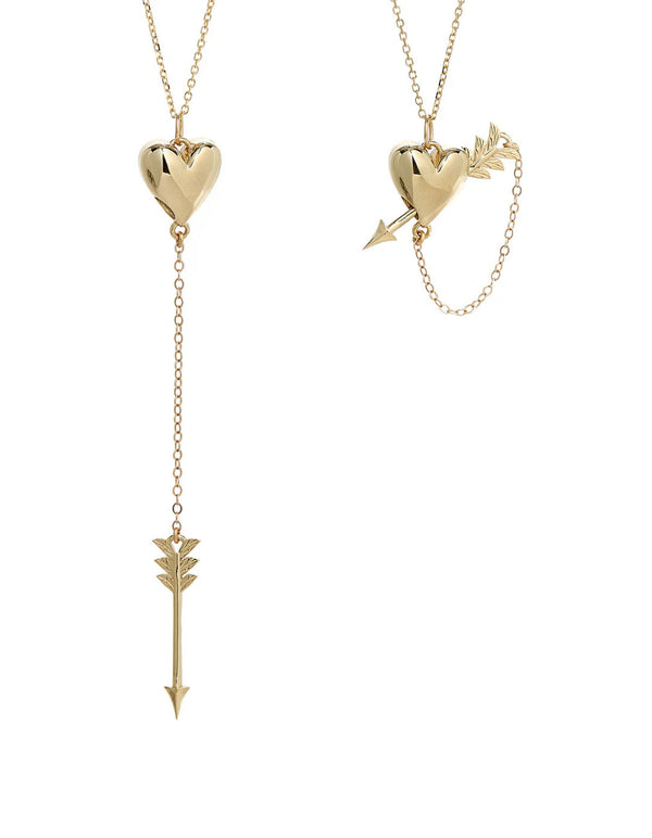 Heart Bound Pendant by Talon Jewelry - At Present Jewelry