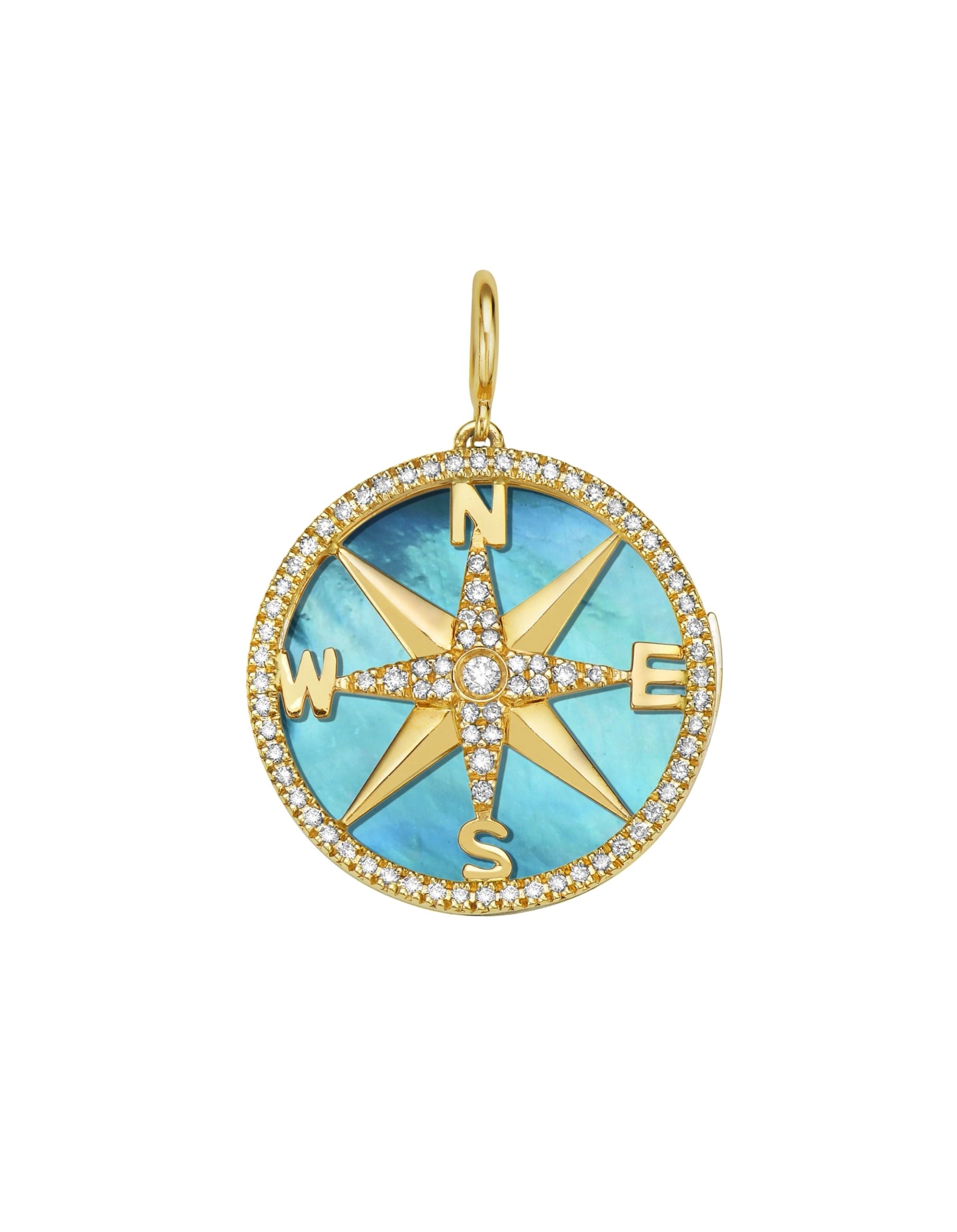 Seasons Compass Interchangeable Gemstone Charm