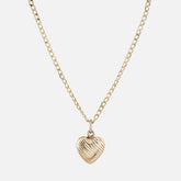 Etched Helium Heart Charm