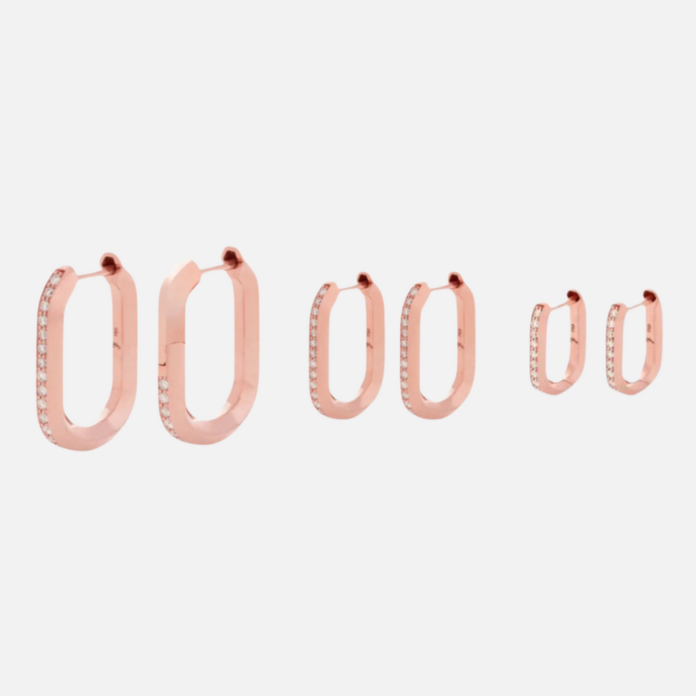 18k Vault Hoops by James Banks Design - At Present Jewelry