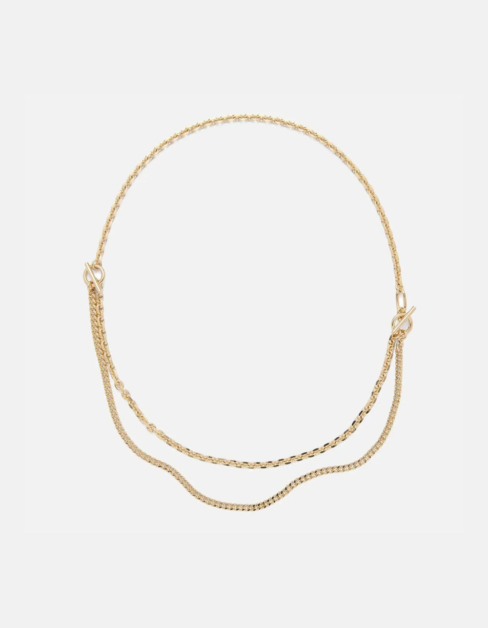 3 Way Necklace in Gold by Lady Grey - At Present Jewelry