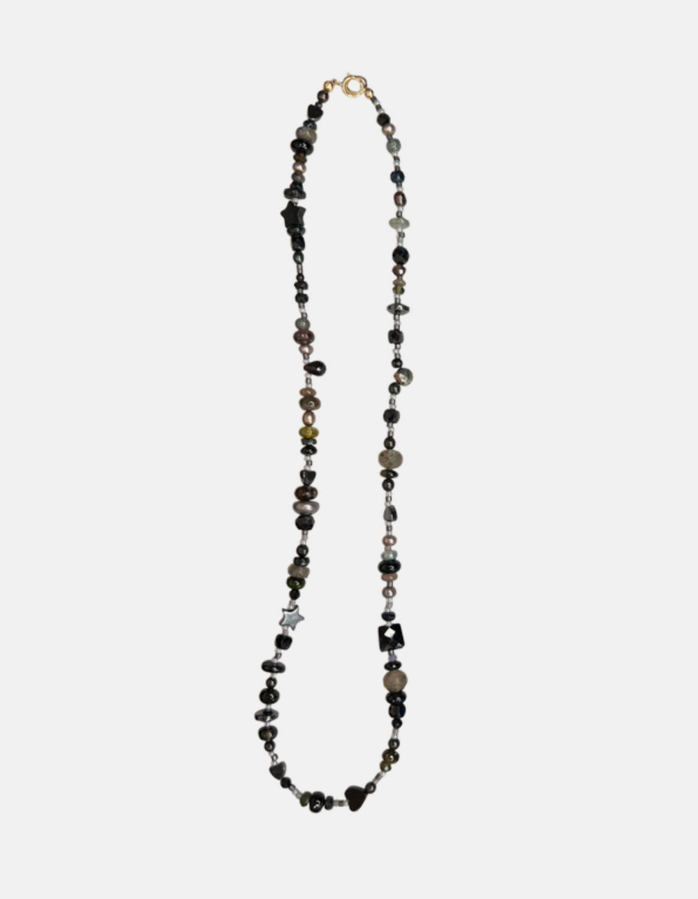 Black &amp; Gray Cutie Necklace by Encirkled Jewelry - At Present Jewelry