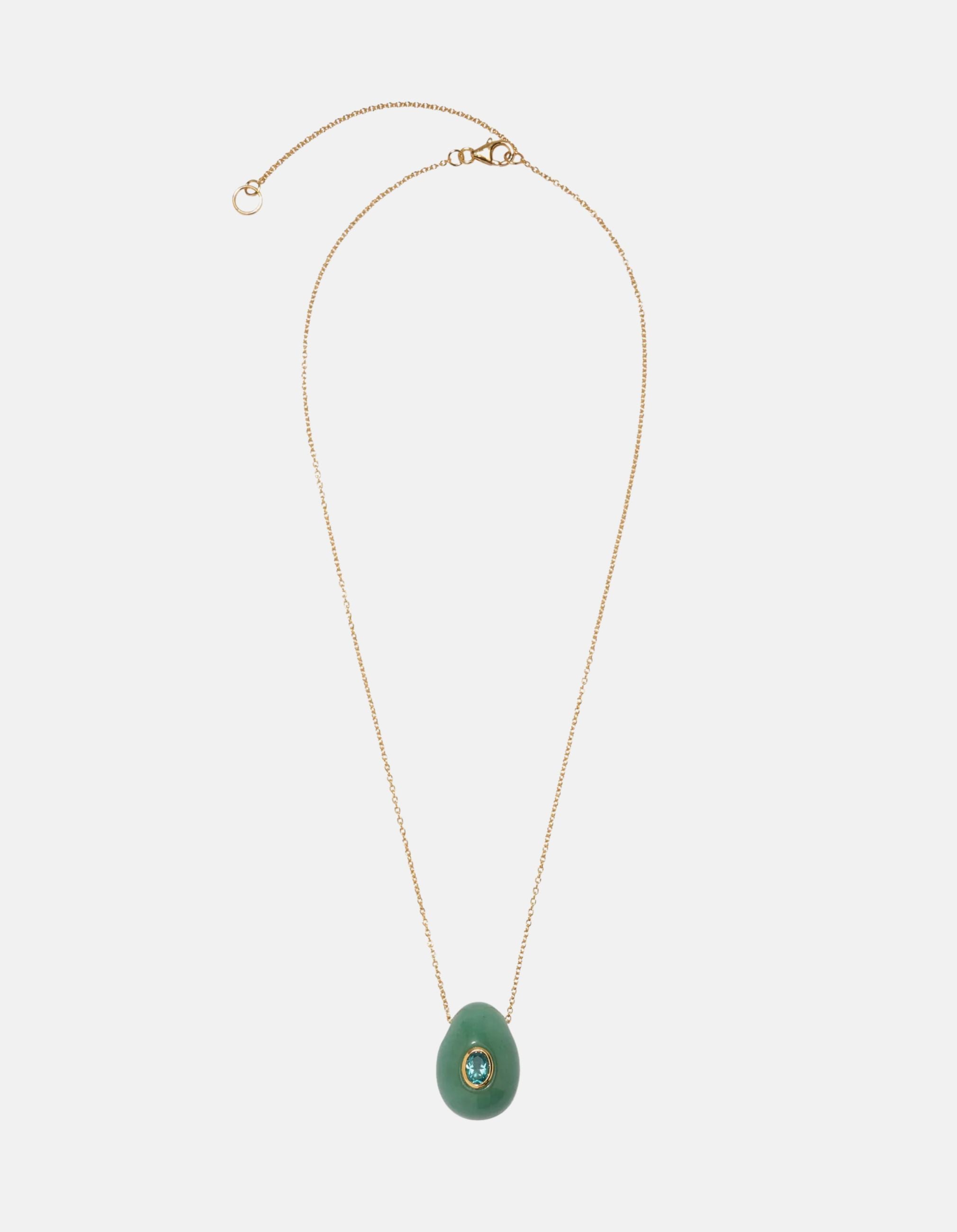 Constance Necklace in Green Aventurine