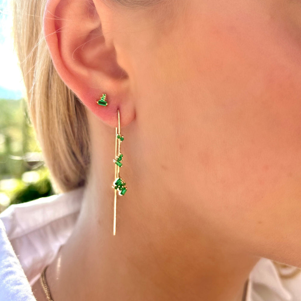 Gemstone Petite Post Earrings by Meredith Young - At Present Jewelry