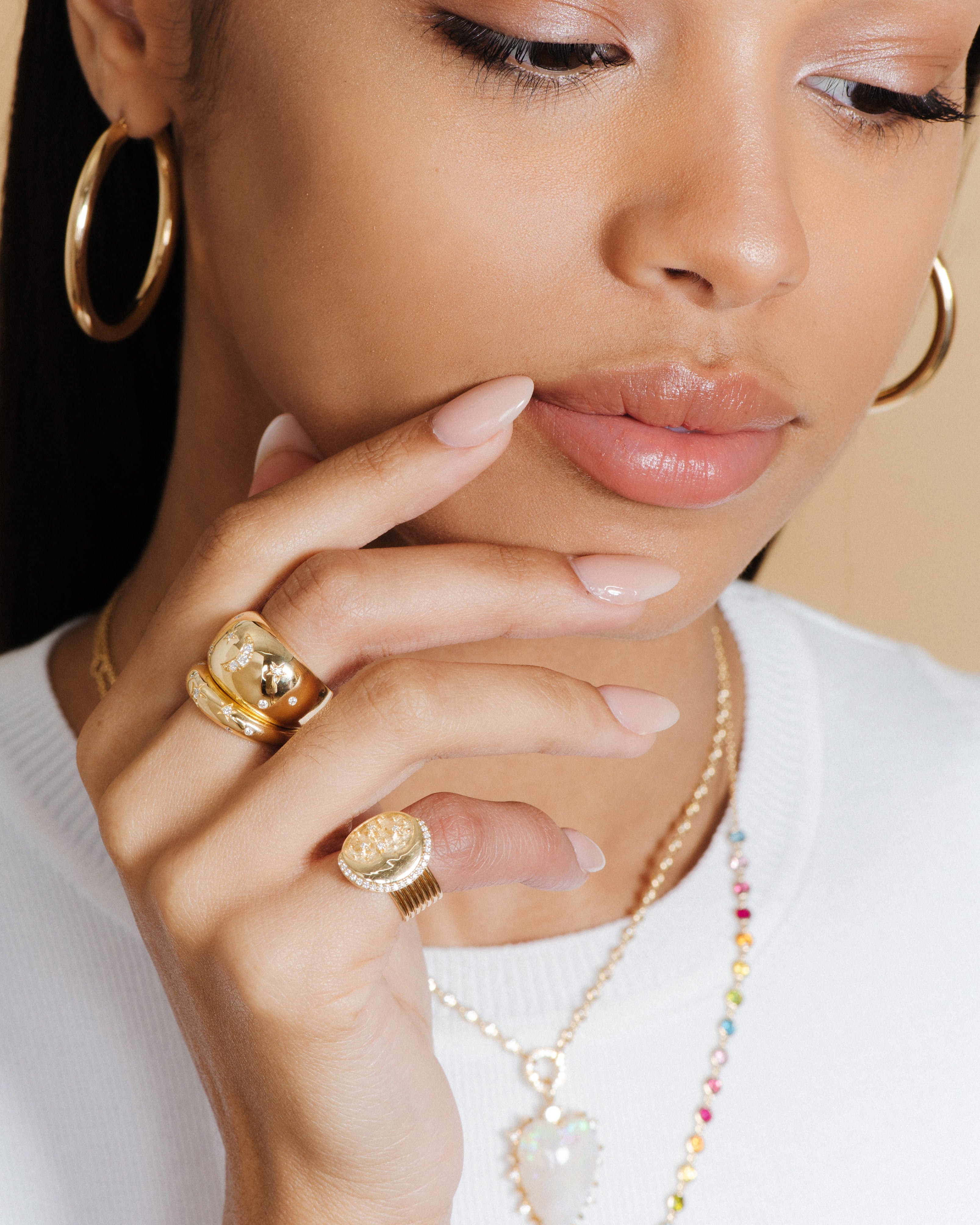 Celeste Dome Ring