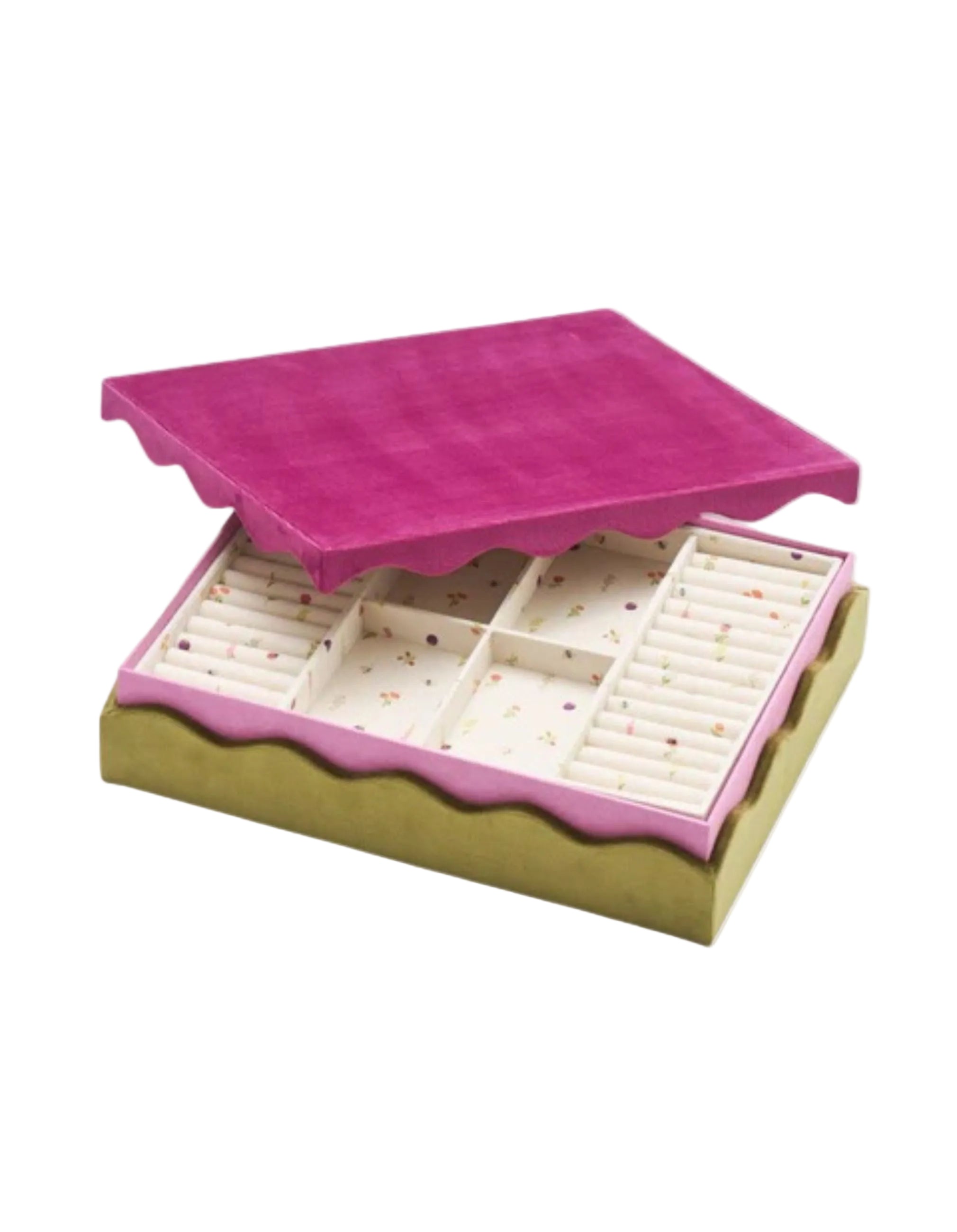Ariel Gordon Jewelry Scalloped Floret Jewelry Box - At Present Jewelry