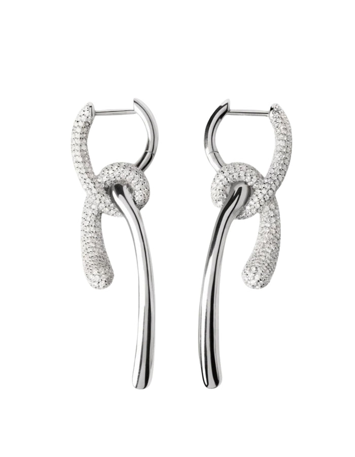 Pavé Twist Hoops by PDPaola - At Present Jewelry