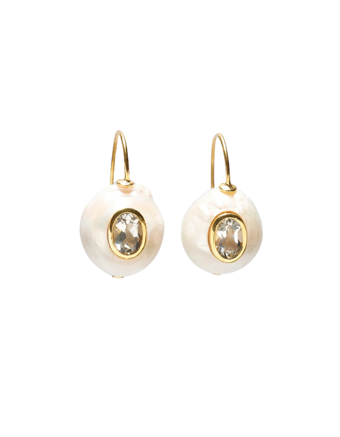 Pearl Pablo Earrings by Lizzie Fortunato - At Present Jewelry
