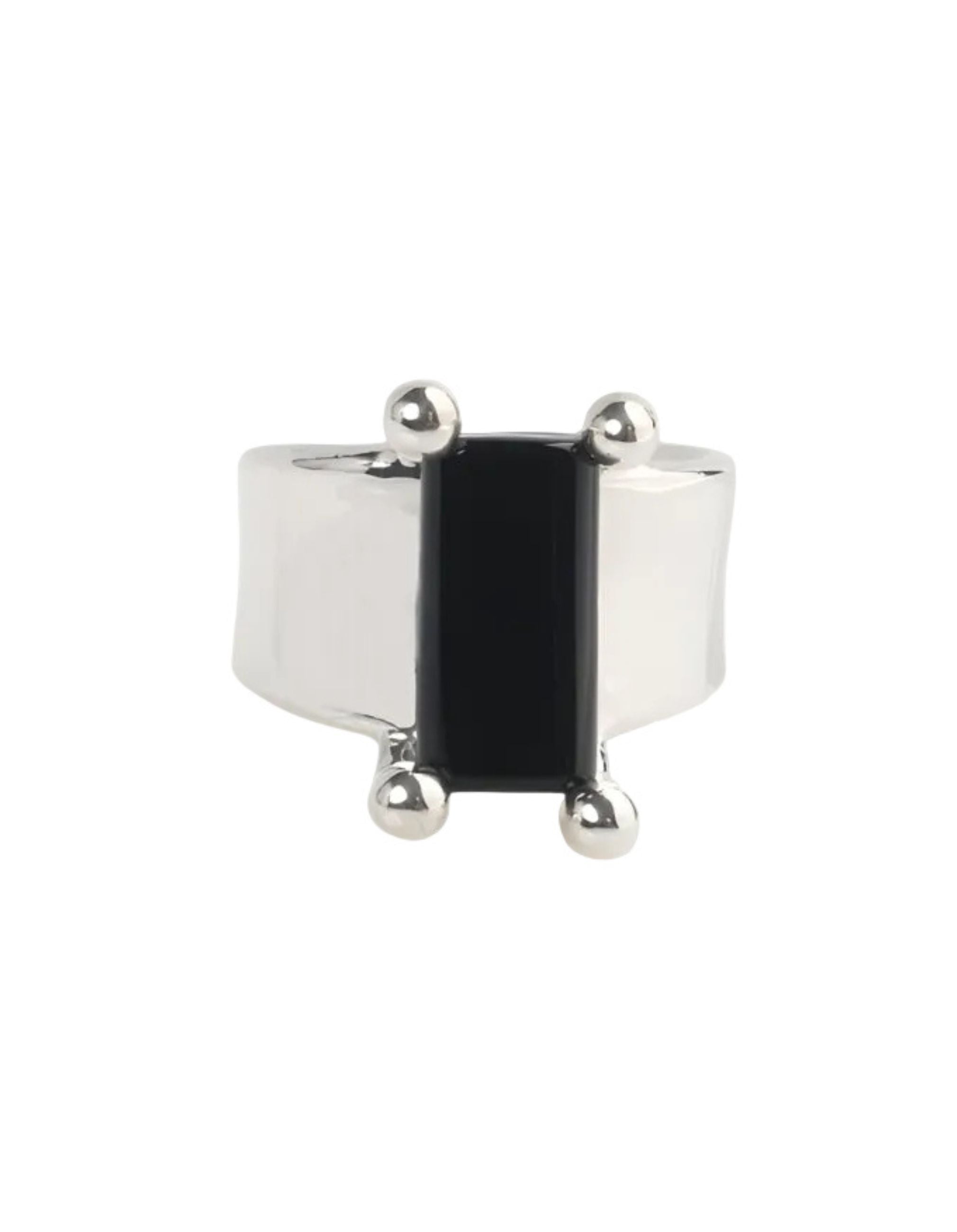 Silver Prong Set Ring