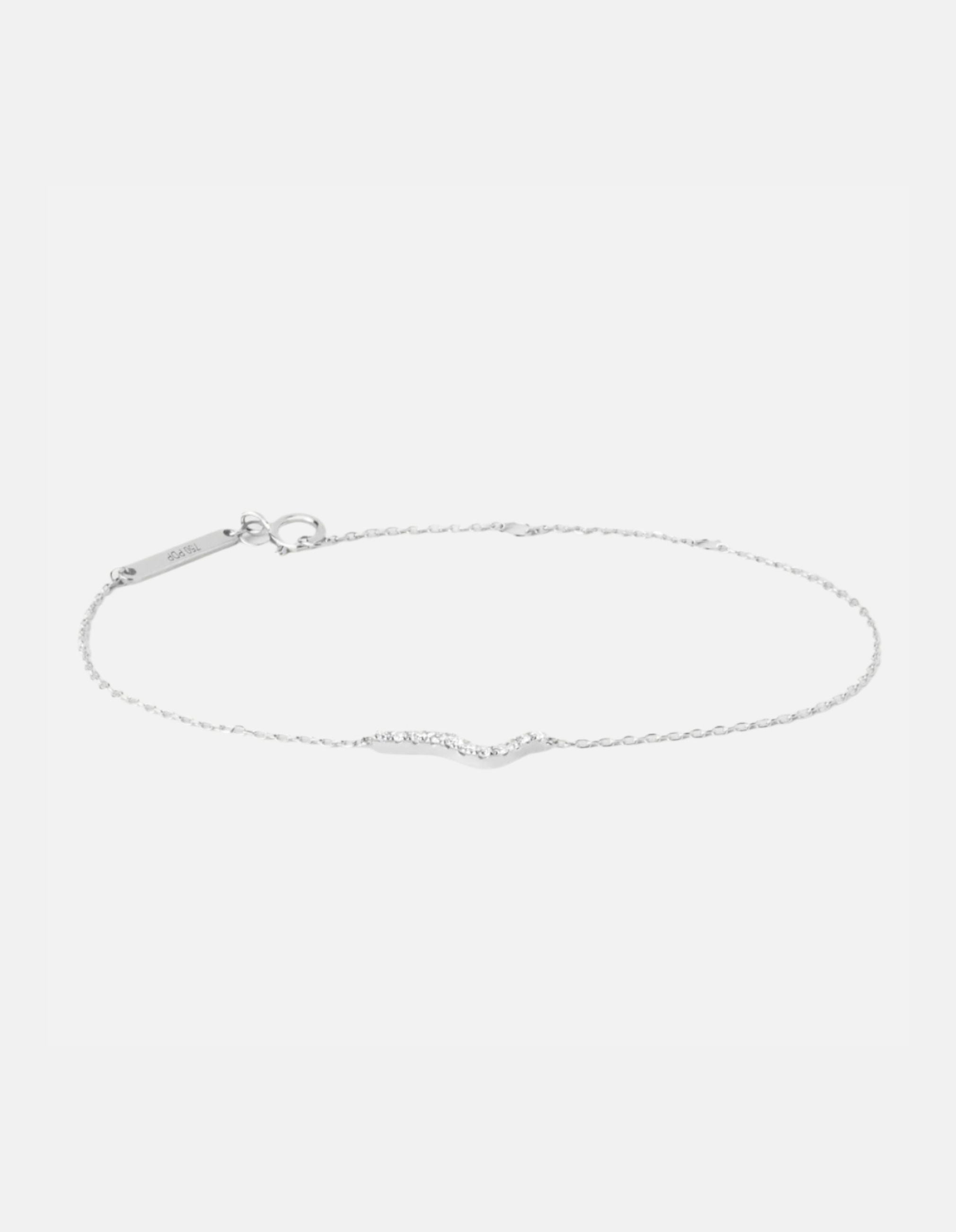 Diamonds and White Gold Flow Bracelet by PDPaola - At Present Jewelry