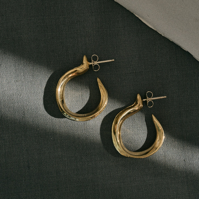 Mini Kiki Hoops by Ariana Boussard-Reifel - At Present Jewelry