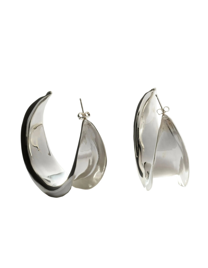 Mezza Hoop Earrings by Ariana Boussard-Reifel - At Present Jewelry