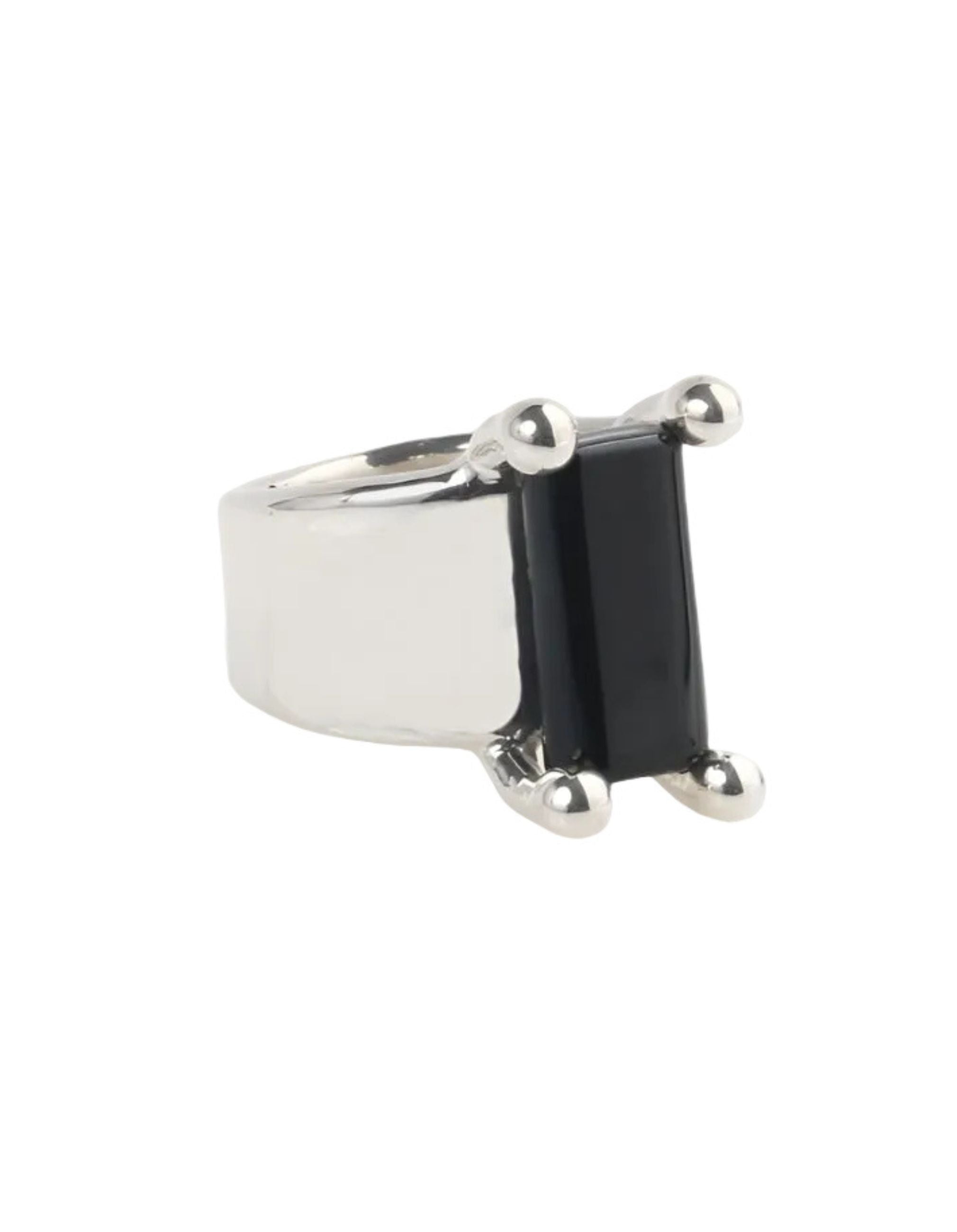 Silver Prong Set Ring