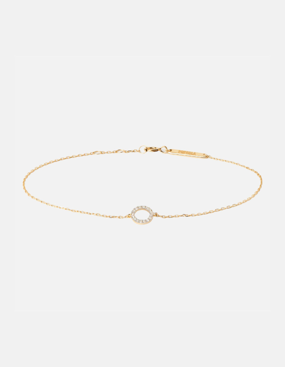 Diamonds and Gold Circle Bracelet by PDPaola - At Present Jewelry