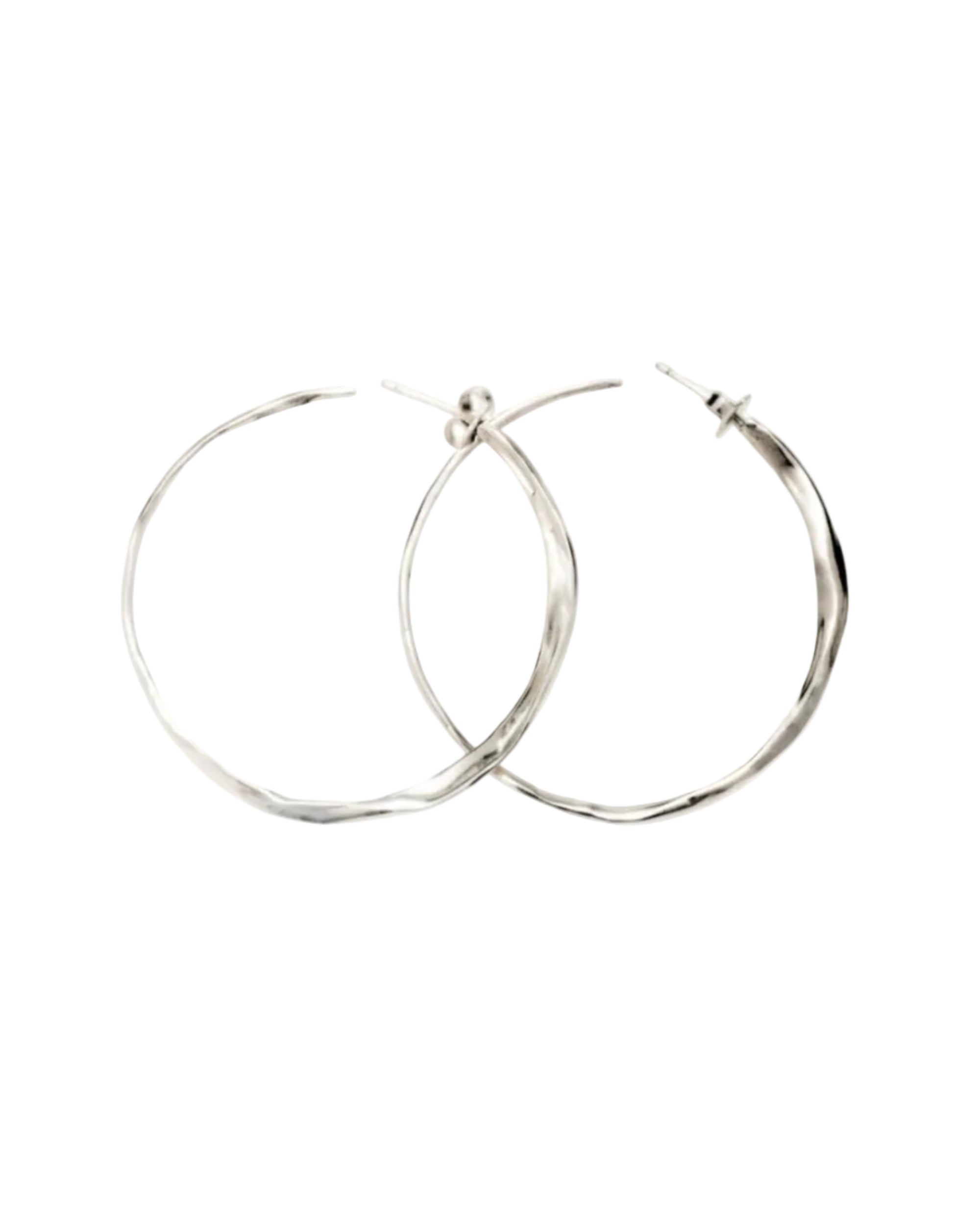 Small Sinew Hoops by Ariana Boussard-Reifel - At Present Jewelry