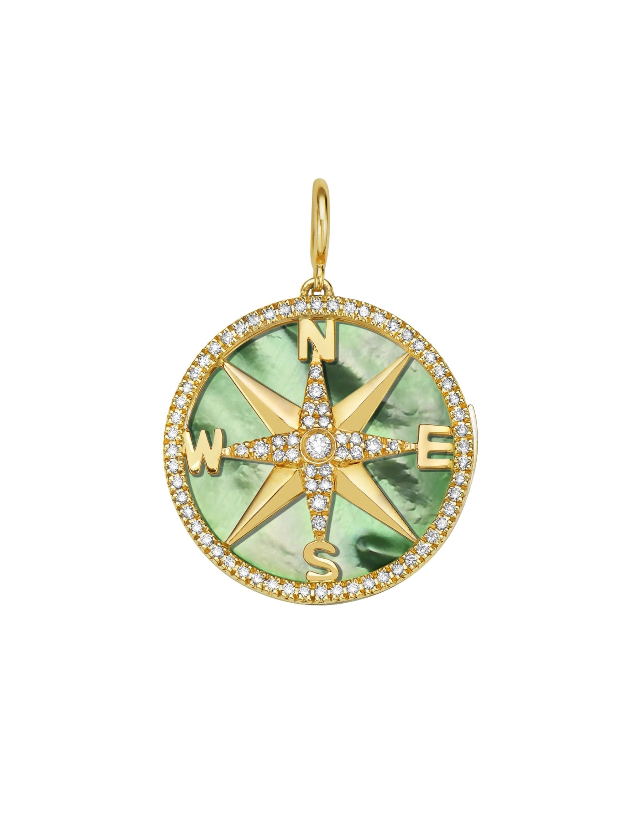 Seasons Compass Interchangeable Gemstone Charm