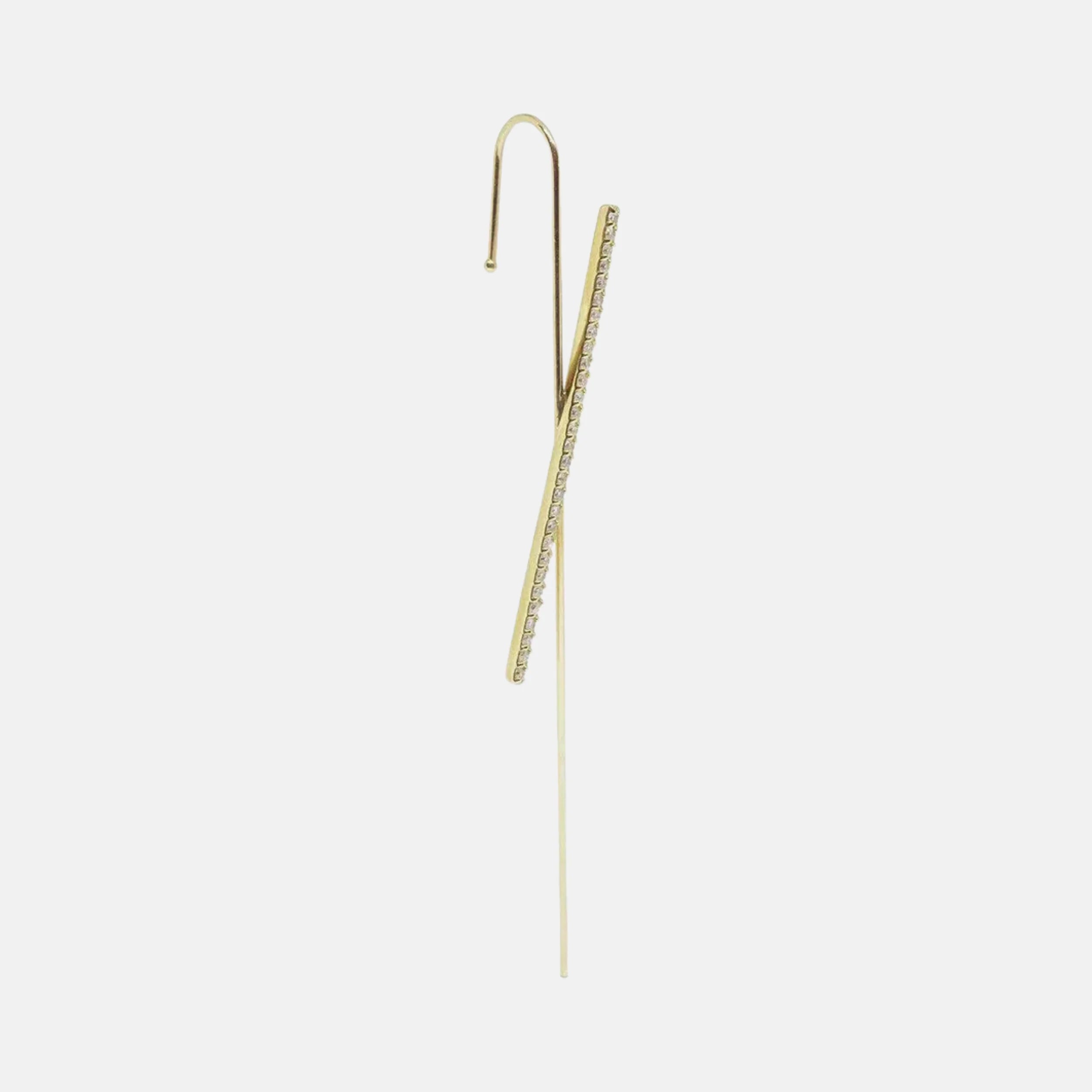 Horizon Needle Earring by Labulgara - At Present Jewelry