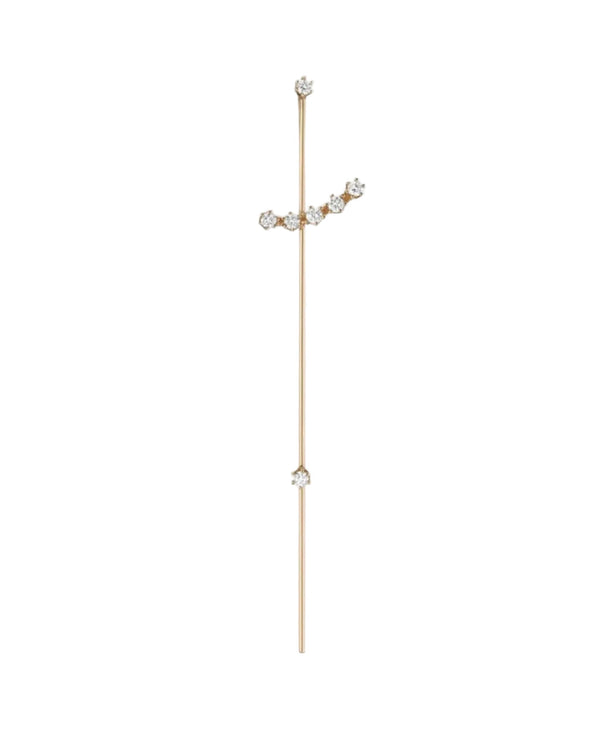 Magic Wand Needle Earring by Labulgara - At Present Jewelry